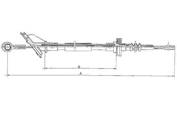 Cable Pull, clutch control (58005800)