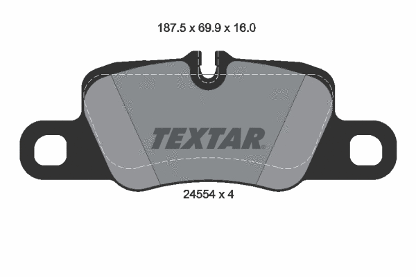 Brake Pad Set, disc brake (2455402)