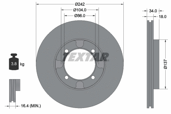 Brake Disc (92034700)