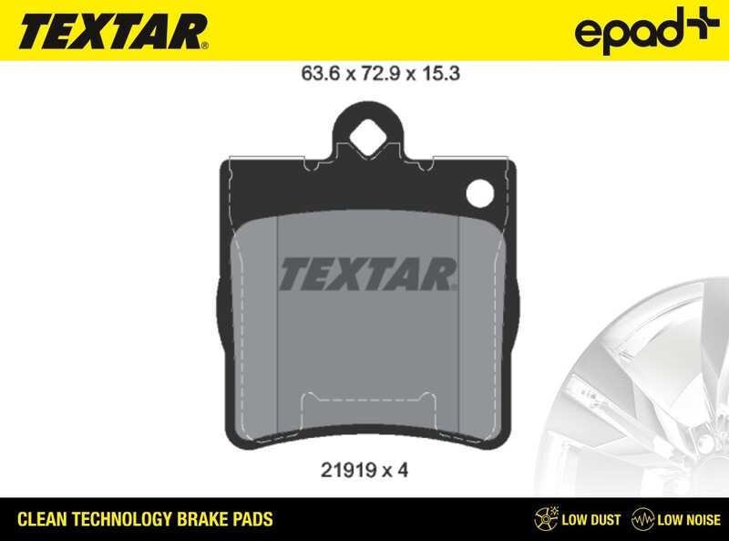Brake Pad Set, disc brake (2191901CP)