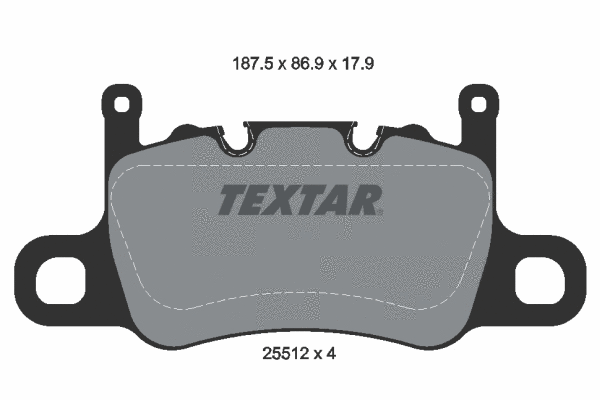 Brake Pad Set, disc brake (2551203)
