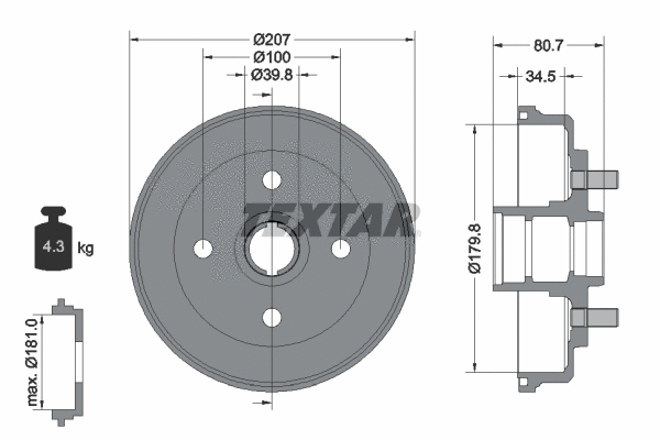 Brake Drum (94017800)