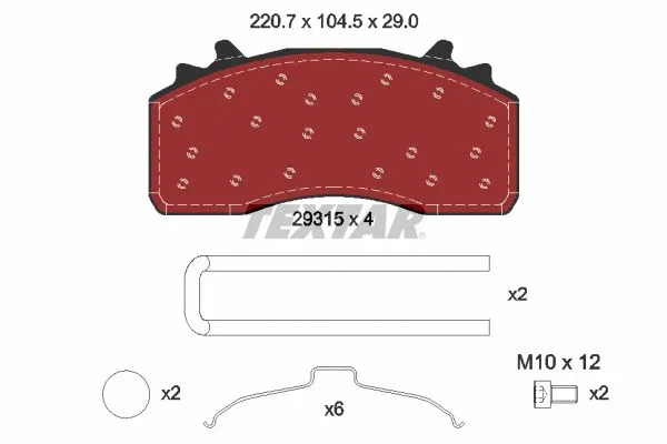 Brake Pad Set, disc brake