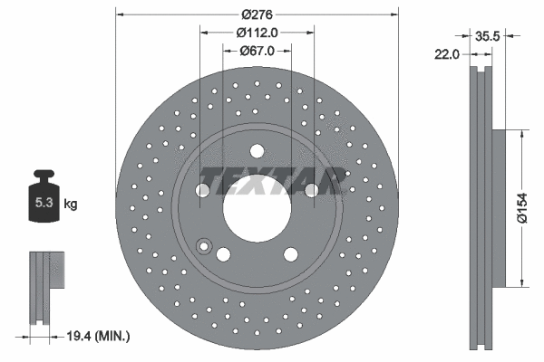 Brake Disc (92124400)