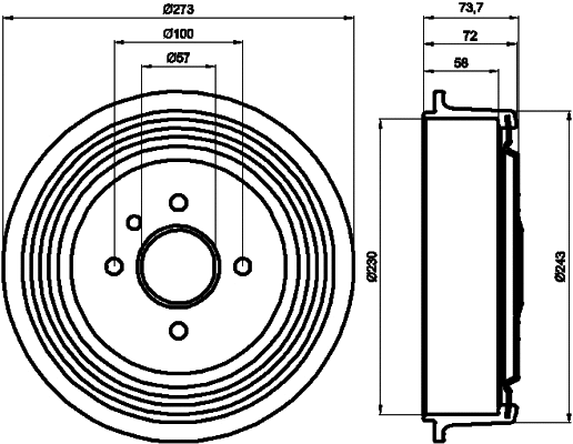 Brake Drum (94031800)