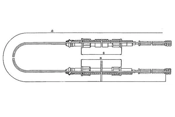 Cable Pull, parking brake (44000300)