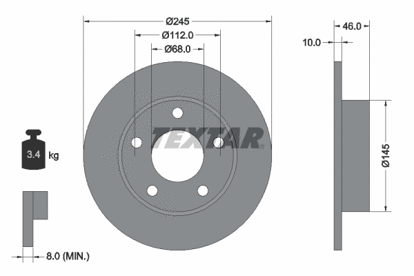 Brake Disc (92037400)