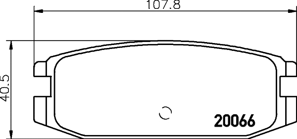 Brake Pad Set, disc brake (2006602)
