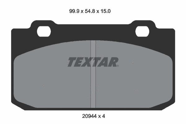 Brake Pad Set, disc brake (2094401)