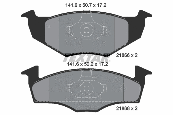 Brake Pad Set, disc brake (2186602)