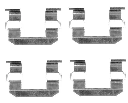 Accessory Kit, disc brake pad (82072100)