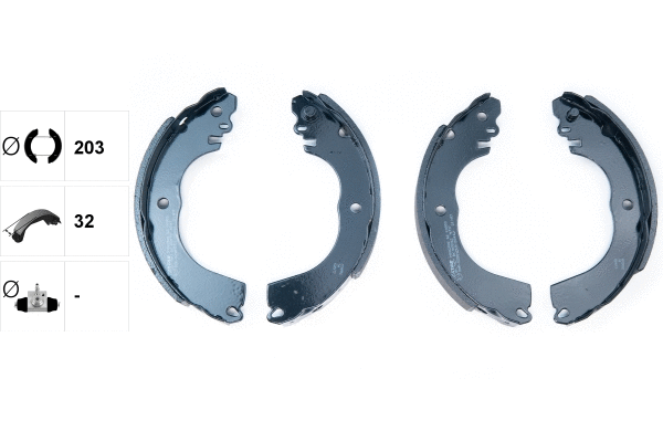 Brake Shoe Set (91082000)