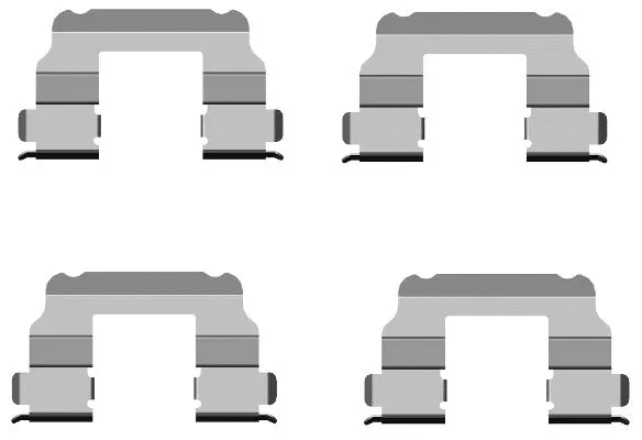 Accessory Kit, disc brake pad (82075500)