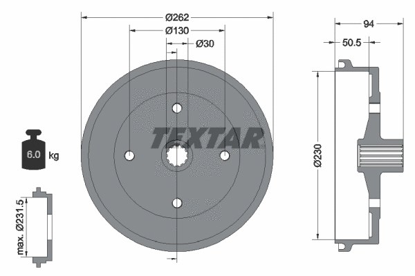 Brake Drum (94004700)