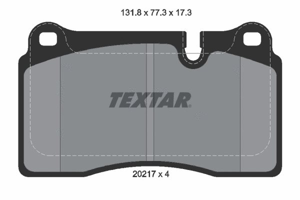 Brake Pad Set, disc brake (2021701)