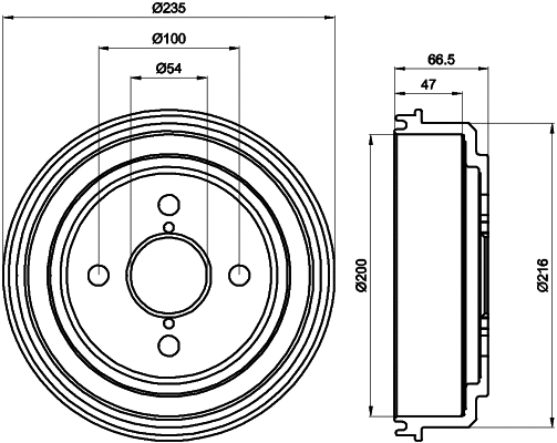 Brake Drum (94020400)