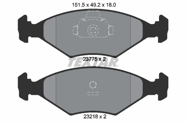 Brake Pad Set, disc brake (2377501)