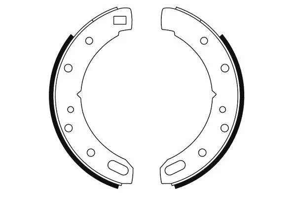Brake Shoe Set, parking brake (91069400)