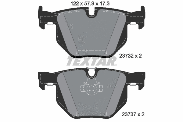 Brake Pad Set, disc brake (2373281)