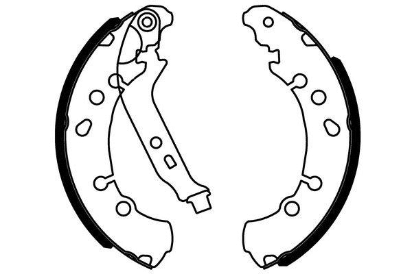 Brake Shoe Set (91075000)