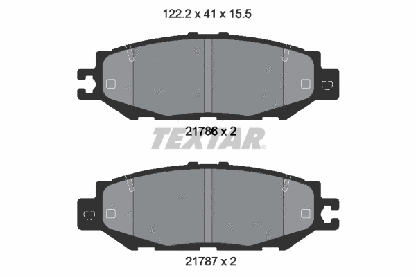 Brake Pad Set, disc brake (2178601)