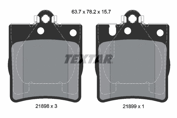 Brake Pad Set, disc brake (2189803)
