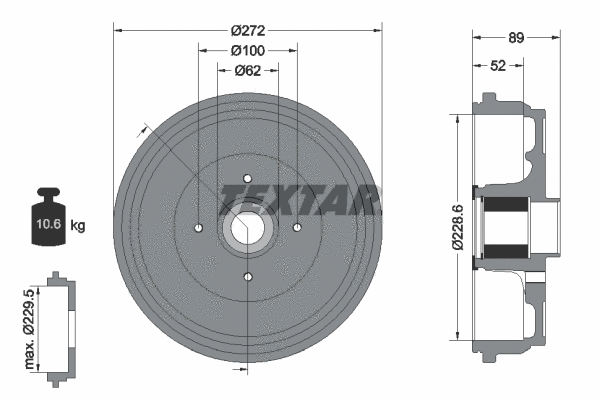 Brake Drum (94038900)