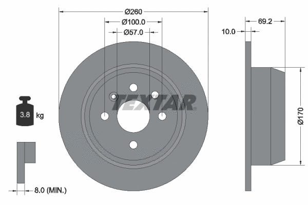 Brake Disc (92057000)