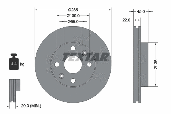Brake Disc (92134200)