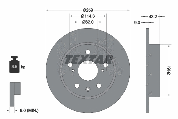 Brake Disc (92268403)