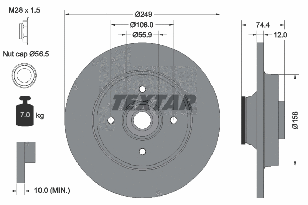 Brake Disc (92168700)
