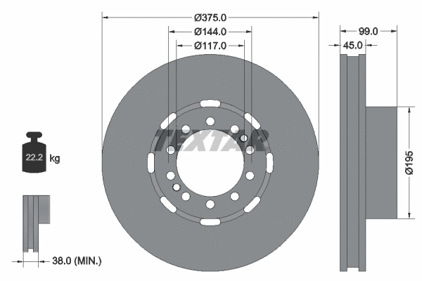 Brake Disc (93192400)