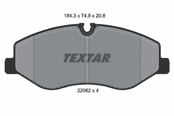 Brake Pad Set, disc brake (2206201)