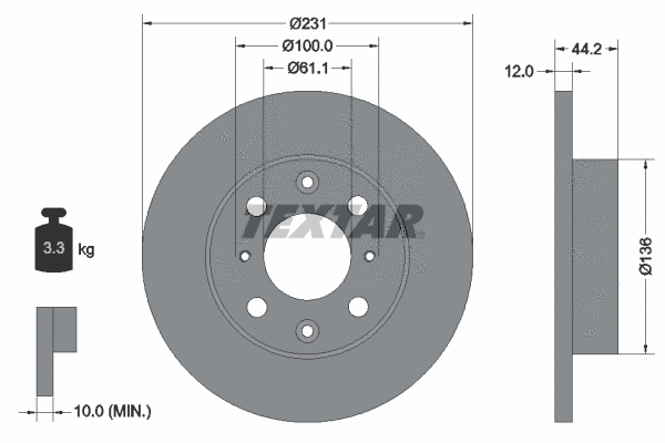 Brake Disc (92046300)