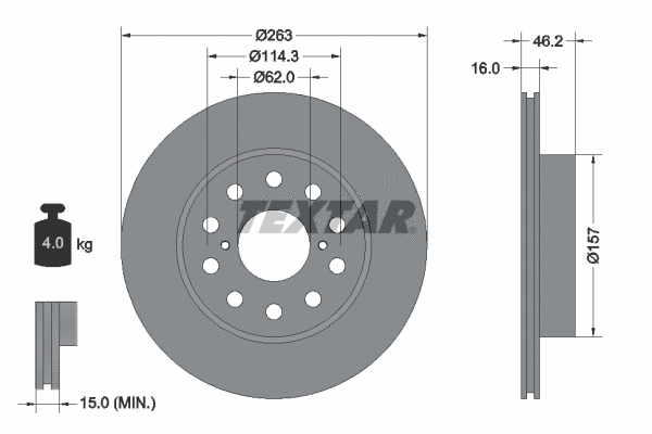 Brake Disc (92114500)