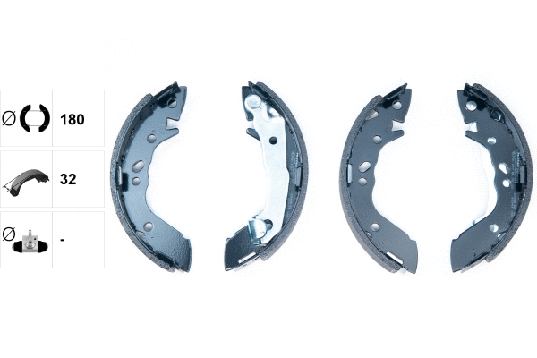 Brake Shoe Set (91056800)
