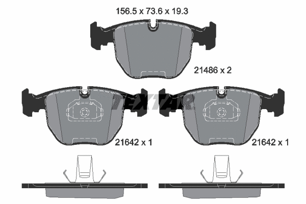 Brake Pad Set, disc brake (2148602)