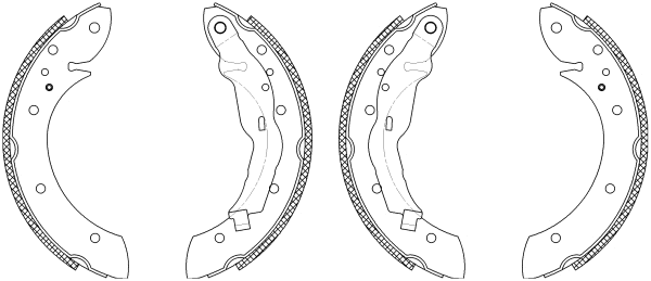 Brake Shoe Set (83044001)