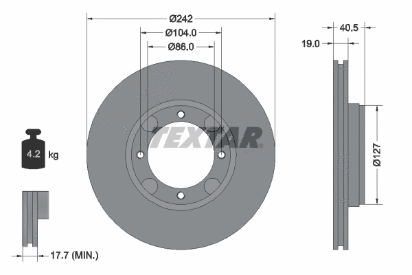 Brake Kit, disc brake (89009900)