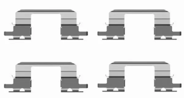 Accessory Kit, disc brake pad (82501700)