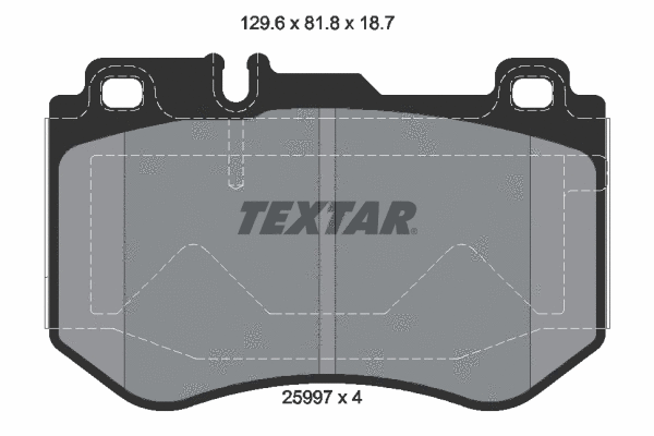 Brake Pad Set, disc brake (2599701)