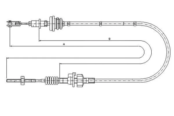 Cable Pull, clutch control (58014300)