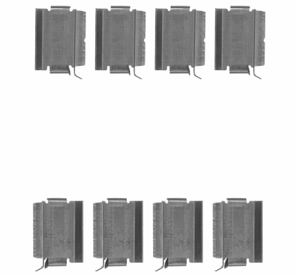 Accessory Kit, disc brake pad (82545700)