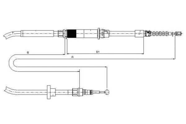 Cable Pull, parking brake (44044600)