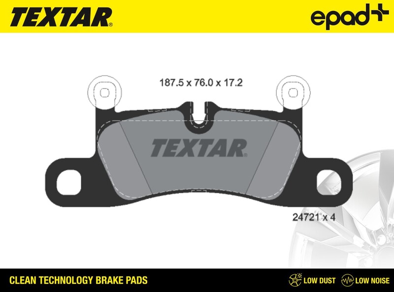 Brake Pad Set, disc brake (2472101CP)