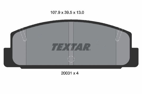 Brake Pad Set, disc brake (2003101)