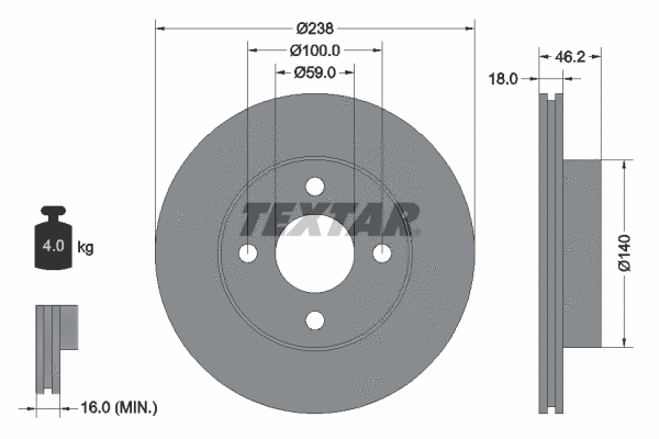 Brake Disc (92144300)