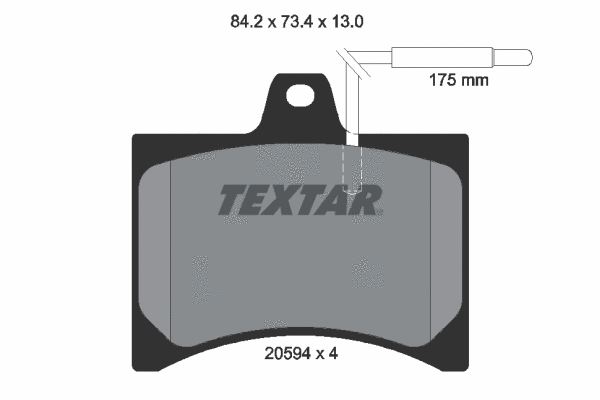 Brake Pad Set, disc brake (2059403)