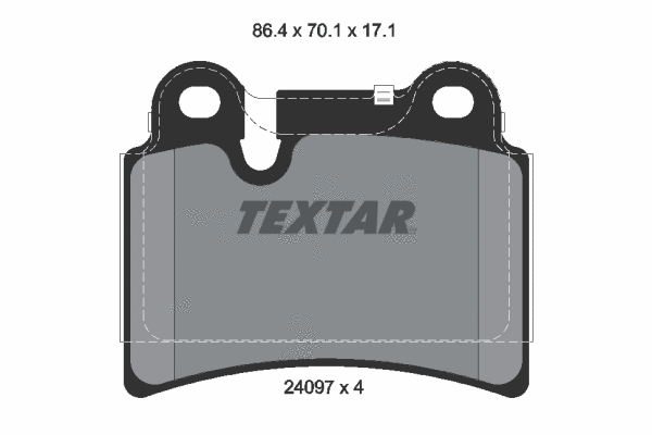Brake Pad Set, disc brake (2409701)