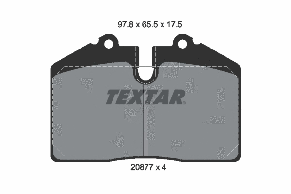 Brake Pad Set, disc brake (2087702)